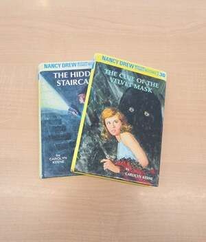 Lot of 2 Nancy Drew Mystery Stories Hardcover Books